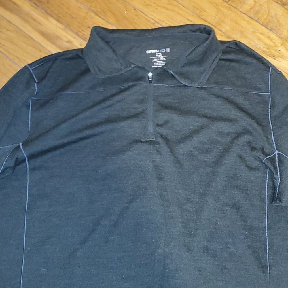Men's Swiss tech pullover long sleeve top size xl - Picture 2 of 3